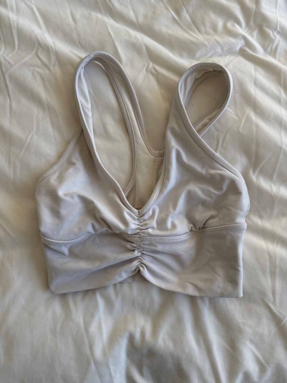 ALO Yoga Wild Thing Bra White XS